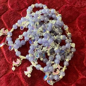 Elegant Purple Beaded Bracelet #7
